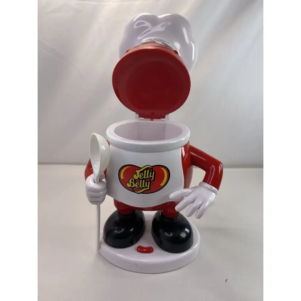 Jelly Belly Chef Sweet Talkin Mr Jelly Bean Candy Dispenser Spoon Talking Toy